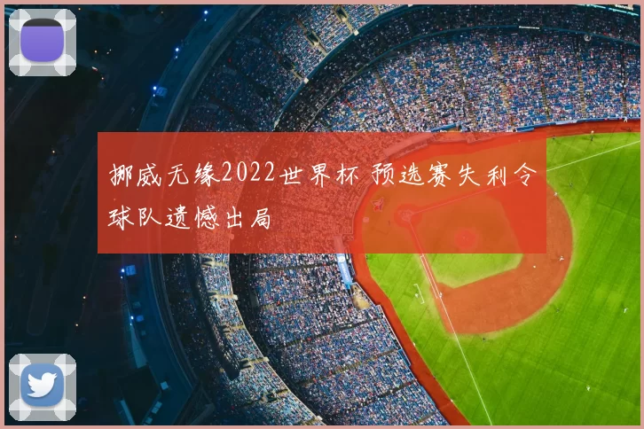 挪威无缘2022世界杯 预选赛失利令球队遗憾出局