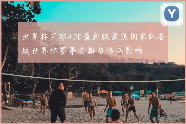世界杯买球app最新版聚焦国家队备战世界杯赛事安排与伤病影响